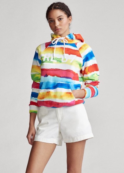 Dámské Mikiny Polo Ralph Lauren Striped Fleece - 70942-AMEN